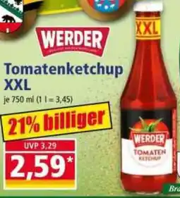 Norma WERDER Tomatenketchup XXL Angebot