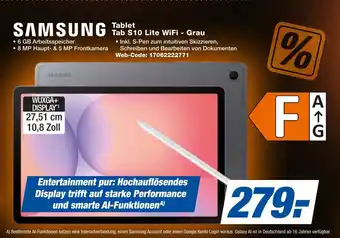 expert Techno Land SAMSUNG Tablet Tab S10 Lite WiFi - Grau Angebot