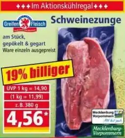 Norma Greifen Fleisch Schweinezunge Angebot