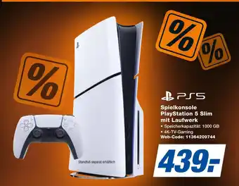 expert Techno Land Spielkonsole PlayStation 5 Slim mit Laufwerk Angebot