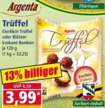 Norma Argenta Trüffel Angebot