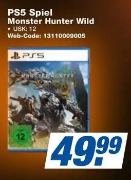 expert Techno Land PS5 Spiel Monster Hunter Wild Angebot