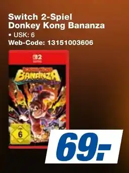 expert Techno Land Switch 2-Spiel Donkey Kong Bananza Angebot
