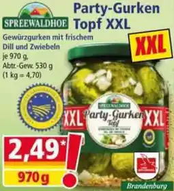 Norma SPREEWALDHOF Party-Gurken Topf XXL Angebot