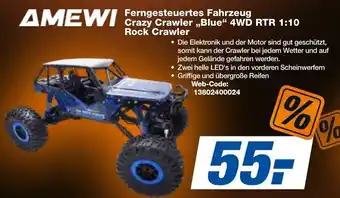 expert Techno Land AMEWI Ferngesteuertes Fahrzeug Crazy Crawler,,Blue" 4WD RTR 1:10 Rock Crawler Angebot