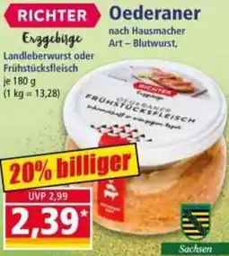 Norma RICHTER Erzgebirge Oederaner Angebot
