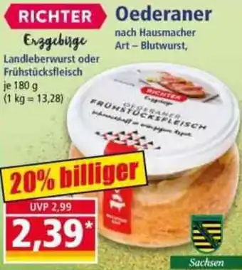 Norma RICHTER Erzgebirge Oederaner Angebot