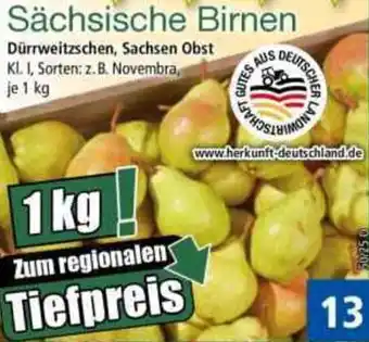 Norma Sächsische Birnen Angebot