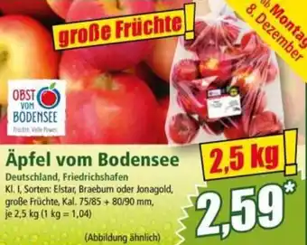 Norma Äpfel vom Bodensee Angebot