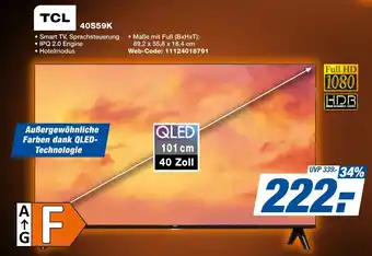 expert Techno Land TCL 40S59K Angebot