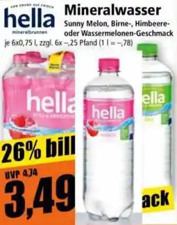 Norma hella Mineralwasser Angebot