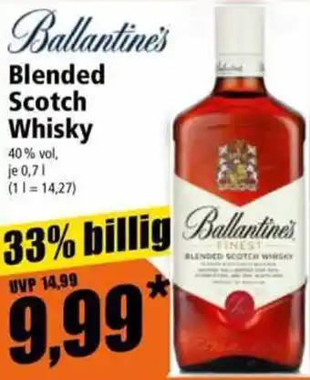 Norma Ballantine's Blended Scotch Whisky Angebot