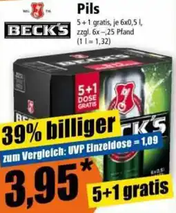 Norma BECK'S Pils Angebot