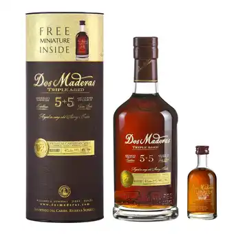 Netto Marken-Discount Dos Maderas 5+5 40,0 % vol 0,7 Liter + DM Seleccion Mini 42,0 % vol 50 ml Angebot