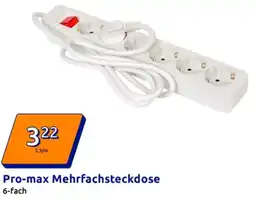 Action Pro-max Mehrfachsteckdose Angebot