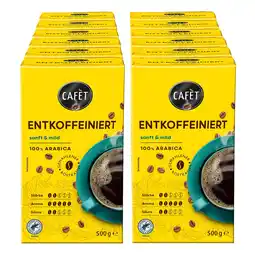 Netto Marken-Discount Cafet Entkoffeiniert Filterkaffee 500 g, 12er Pack Angebot