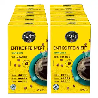 Netto Marken-Discount Cafet Entkoffeiniert Filterkaffee 500 g, 12er Pack Angebot