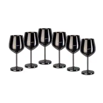 Netto Marken-Discount Echtwerk Weingläser Set 6tlg aus Edelstahl - sw Angebot