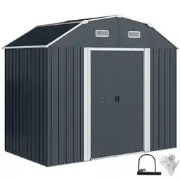 Netto Marken-Discount Outsunny Gerätehaus Verzinkter Stahl Angebot