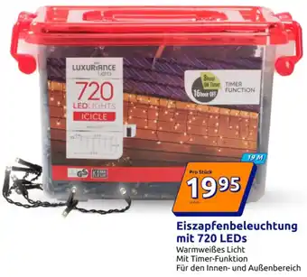 Action Eiszapfenbeleuchtung mit 720 LEDs Angebot