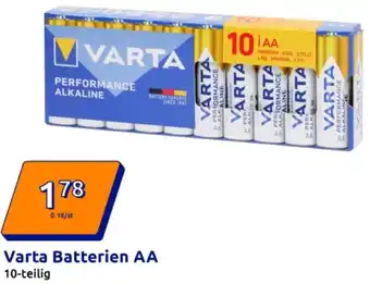 Action Varta Batterien AA Angebot
