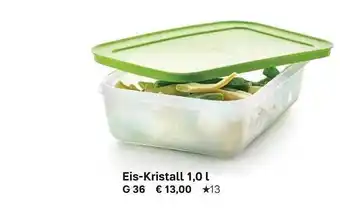 Tupperware Eis Kristall Angebot