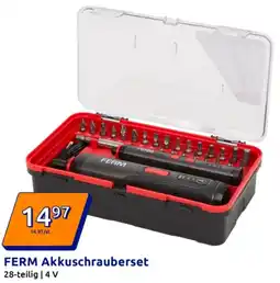 Action FERM Akkuschrauberset Angebot