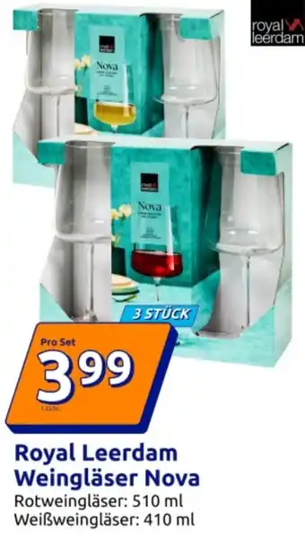 Action Royal Leerdam Weingläser Nova Angebot
