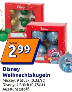 Action Disney Weihnachtskugeln Angebot
