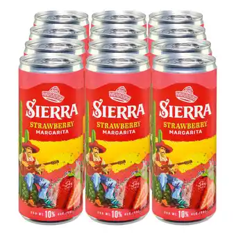 Netto Marken-Discount Sierra Strawberry Margarita 10 % Vol 0,25 Liter, 12er Pack Angebot