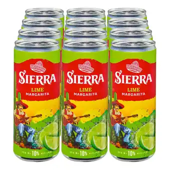 Netto Marken-Discount Sierra Lime Margarita 10 % Vol 0,25 Liter, 12er Pack Angebot