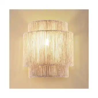 Netto Marken-Discount tectake Wandleuchte, Boho-Stil, Stahlgestell, 23 x 12 x 25,5 cm Angebot