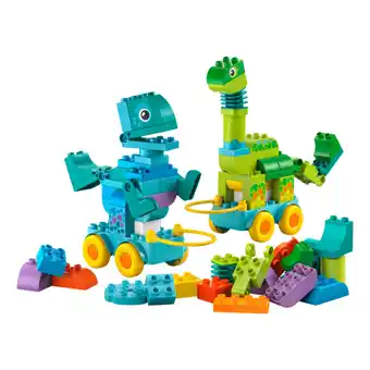 Netto Marken-Discount Duplo DUPLO Dinos auf Rädern 3-in-1-Set Angebot