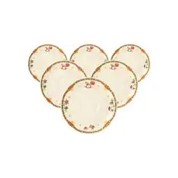 Netto Marken-Discount Seltmann Weiden Kombi-Untertassen Marieluise Weihnachtsnostalgie ø 15 cm 6er Set Angebot