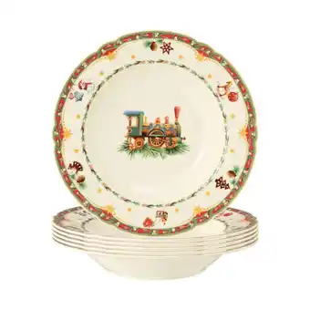 Netto Marken-Discount Seltmann Weiden Suppenteller Marieluise Weihnachtsnostalgie ø 23 cm 6er Set Angebot