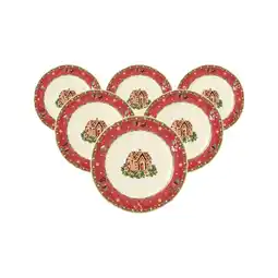 Netto Marken-Discount Seltmann Weiden Brotteller Marieluise Weihnachtsnostalgie ø 17 cm 6er Set Angebot