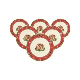 Netto Marken-Discount Seltmann Weiden Brotteller Marieluise Weihnachtsnostalgie ø 17 cm 6er Set Angebot