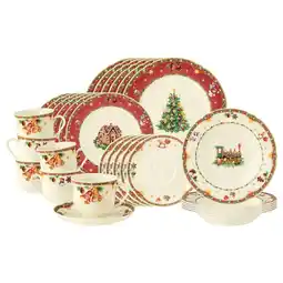 Netto Marken-Discount Seltmann Weiden Kombiservice Marieluise Weihnachtsnostalgie 30er Set Angebot