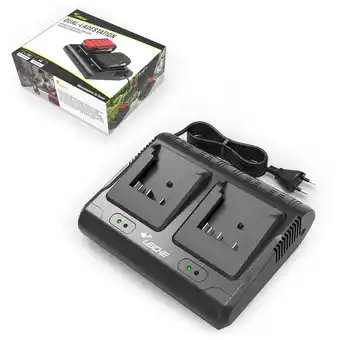 Netto Marken-Discount LEICKE Doppelladestation Dual-Slot Akku Werkzeug Ladegerät 14,4–18V 6A Angebot