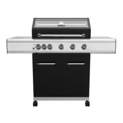 Netto Marken-Discount Grillfürst G510E 5-Brenner Gasgrill mit Hochtemperaturbrenner und Edelstahl Rosten Angebot
