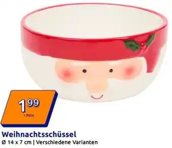 Action Weihnachtsschüssel Angebot