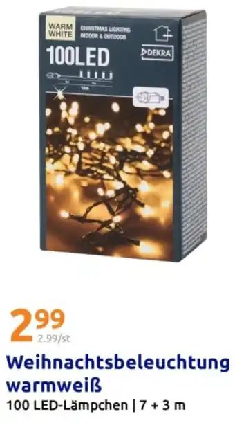 Action Weihnachtsbeleuchtung warmweiß Angebot