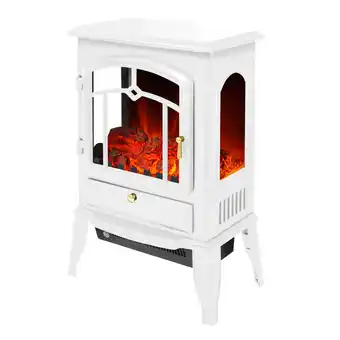 toom Baumarkt El Fuego Elektrokamin 'Como II' weiß 2 kW Angebot