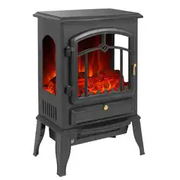 toom Baumarkt El Fuego Elektrokamin 'Como II' schwarz 2 kW Angebot