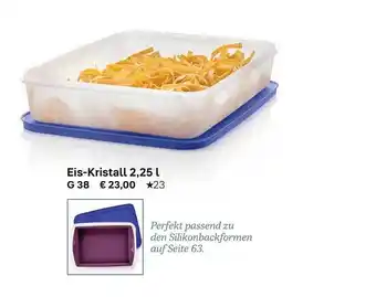 Tupperware Eis Kristall Angebot