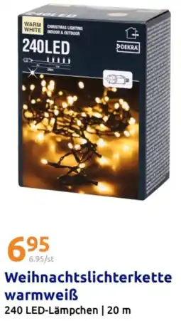 Action Weihnachtslichterkette warmweiß Angebot