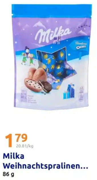 Action Milka Weihnachtspralinen... Angebot