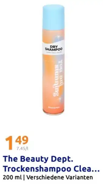 Action The Beauty Dept. Trockenshampoo Clea... Angebot