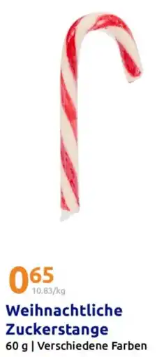 Action Weihnachtliche Zuckerstange Angebot
