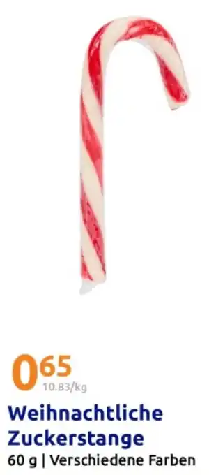 Action Weihnachtliche Zuckerstange Angebot